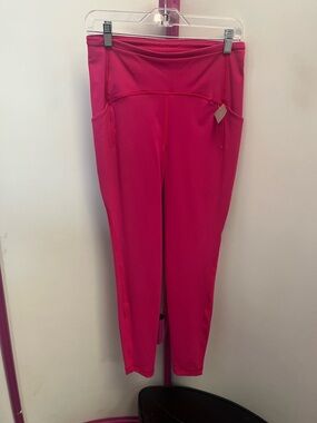 lululemon athletica High-Waist Hot Pink Leggings with Side Pockets